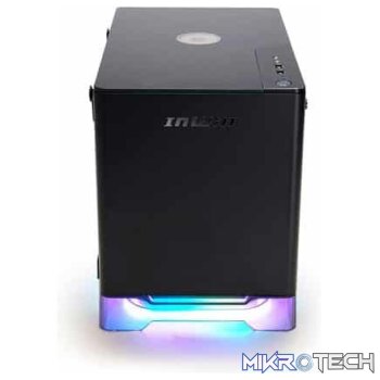 InWin A1 Plus Mini ITX Case with Qi Charging and 650w 80 PLUS Gold PSU  Black